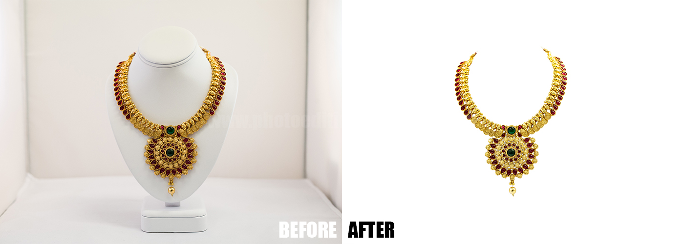 Jewelry Background Removal Service
