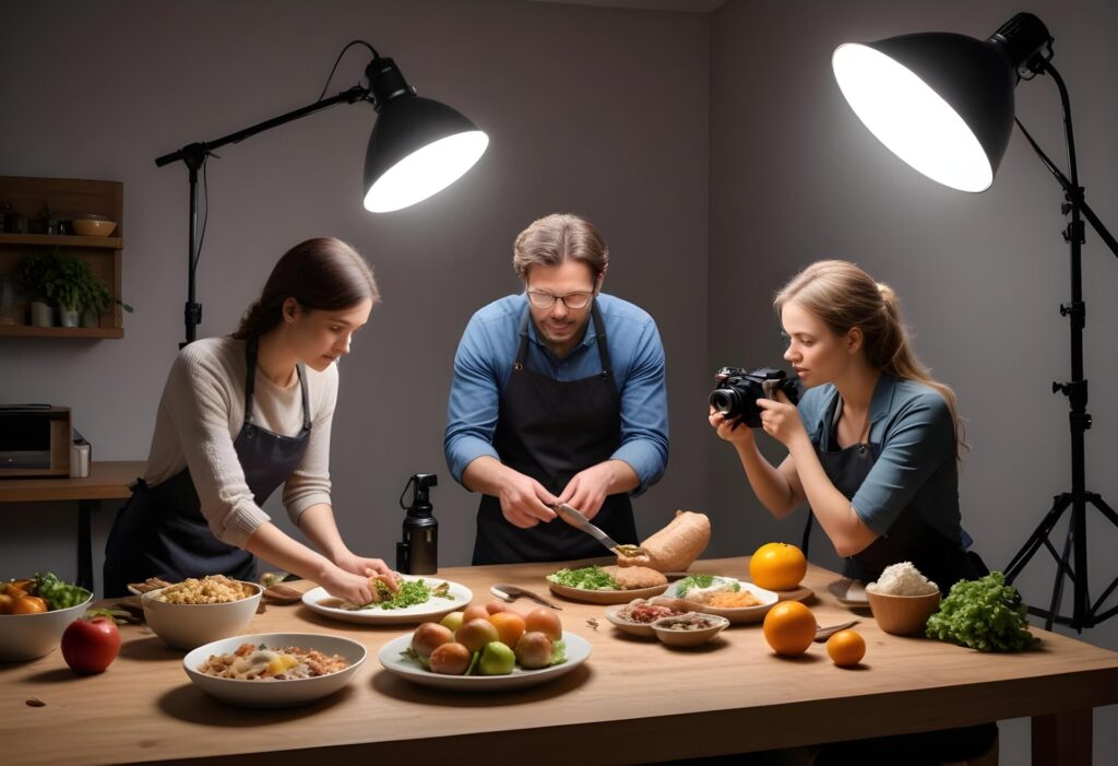 lighting for food photography