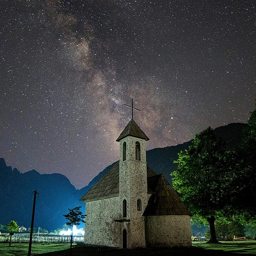 Albania, Sky, Church