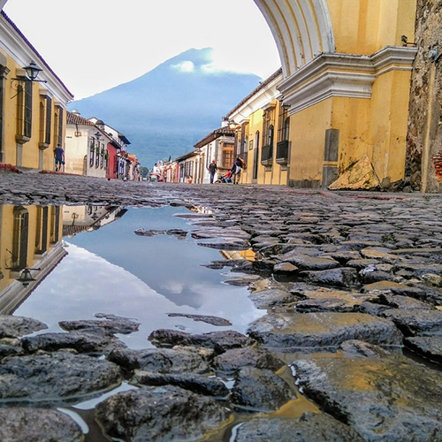Antigua guatemala, Sunrise,