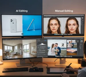 Comparing AI vs Manual Photo Editing in Different Genres
