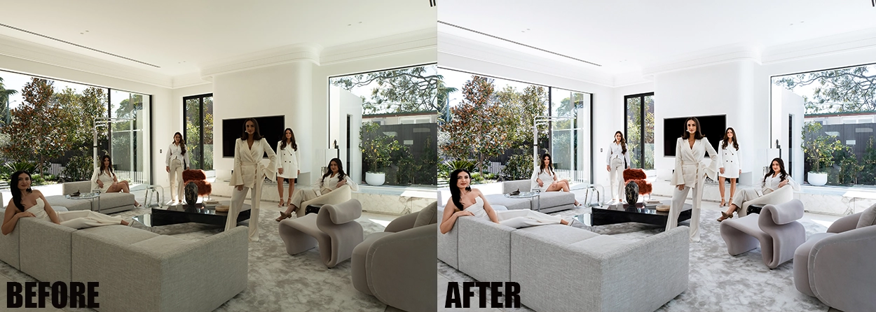 Corporate photo editing Before & After corporate photo editing portfolio