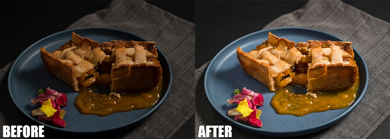 Food photo editing portfolio Before & After Food photo editing portfolio Before & After