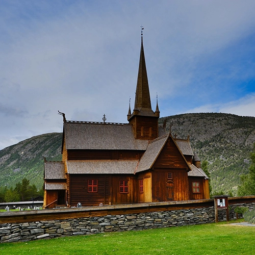 Lom stave church, Museum, Norway