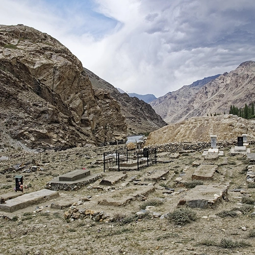 Tajikistan Graveyard