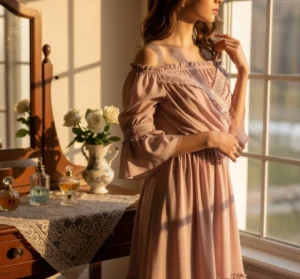 The Romantic Off-the-Shoulder Dress