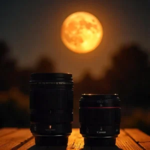 What to Look for in a Canon Lens for Moon Photography