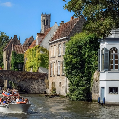 Belgium, Brugge, Canal