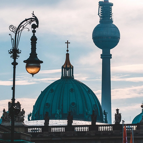 Berlin, Television tower, Berlin cathedral