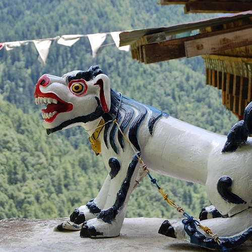 Bhutan, Snow lion, Buddhism