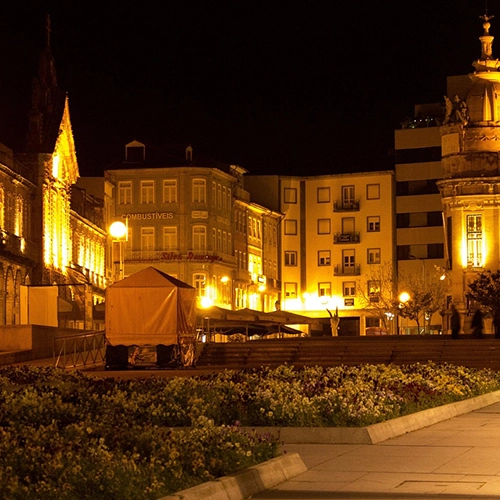 Braga, Portugal, Night