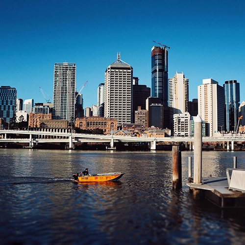 City, Brisbane, River