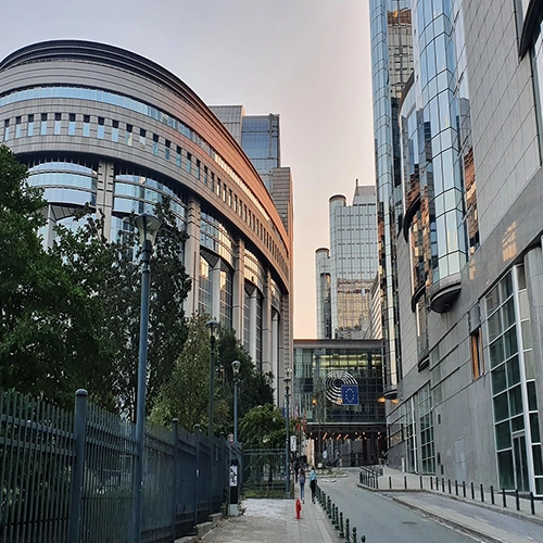 European parliament, Brussels, City