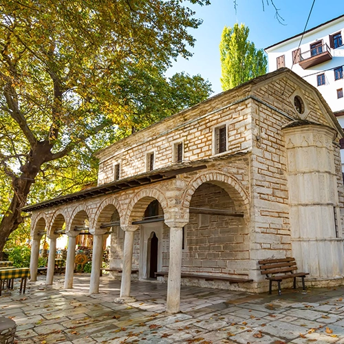 Old church at makrinitsa village