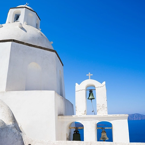 Satorini Chapel Greece