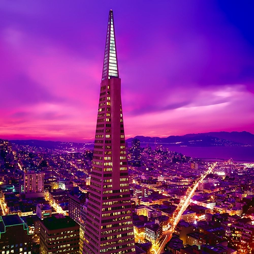 Transamerica pyramid, Skyline, City