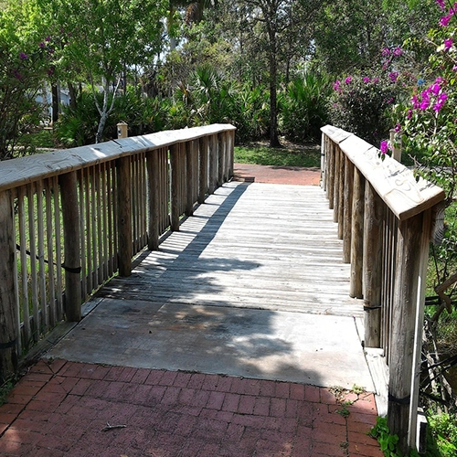 Bridge, Garden, Kelowna