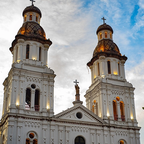 Church, Santo domingo basin, Ecuador