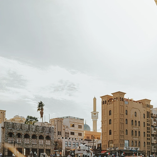 Dubai, Dubai creek, Historic buildings