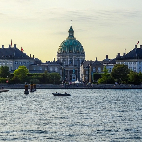 Frederik's church, Copenhagen, River