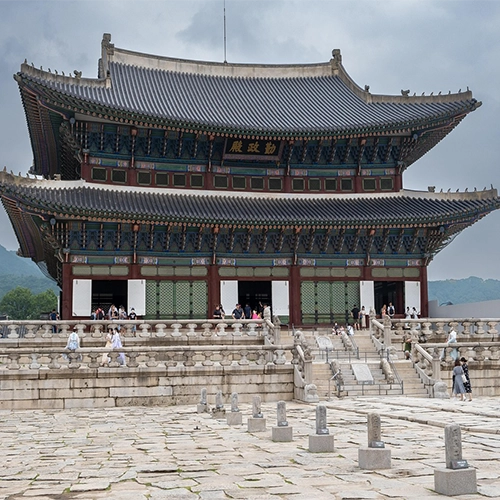 Gyeongbokgung palace, Seoul, Korean architecture