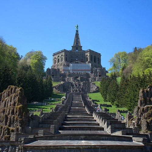 Hercules, Statue, Stairs