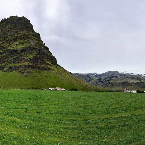 Iceland, Green, Mountain