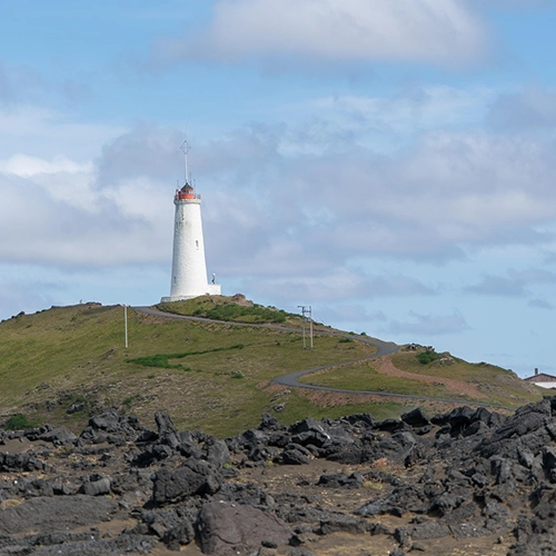 Lighthouse, Reykjanesvit, Iceland