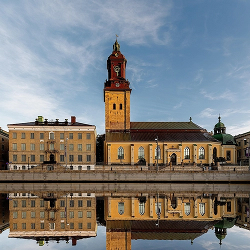 The german church, Gothenburg, Port