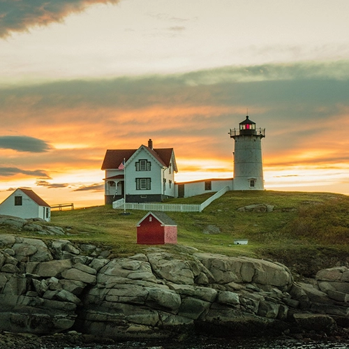 Nubble, Lighthouse, Maine