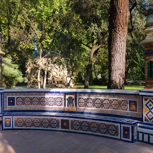 Tiles, Park, Madrid