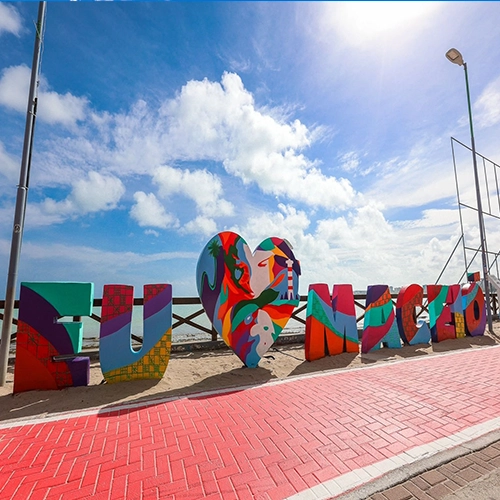 Totem “Eu amo Maceió