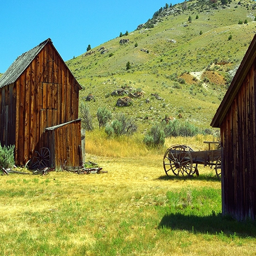 Bannack montana scene