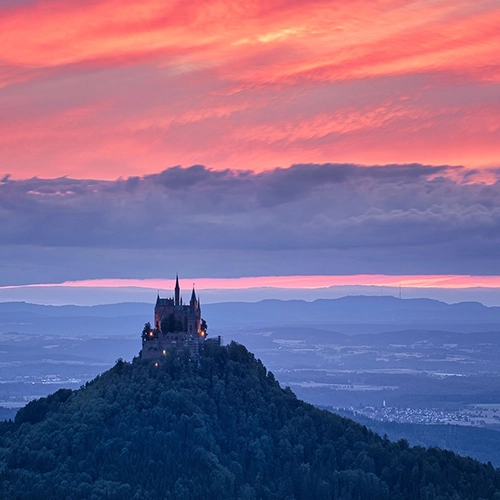 Castle, Hohenzollern, Hill