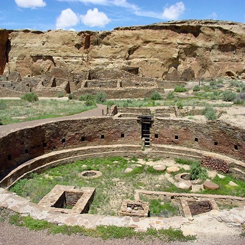 Chaco canyon, New mexico, Mountains