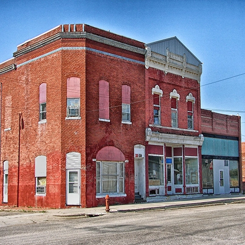 Clem's opera house, Gresham, Nebraska
