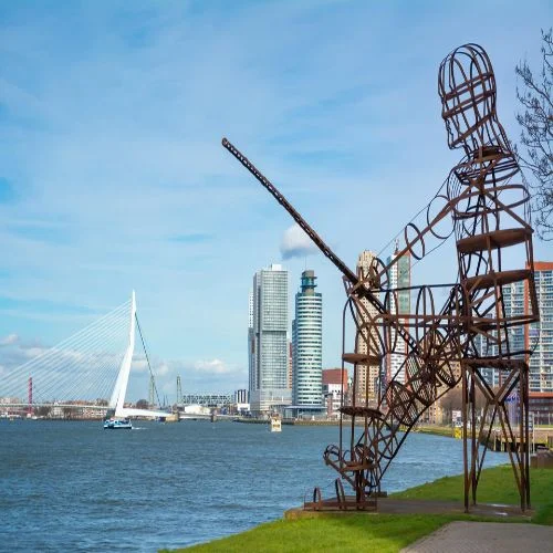 De visser, Rotterdam, Park