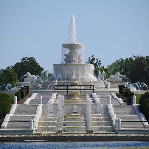 Detroit, Fountain, James scott memorial fountain