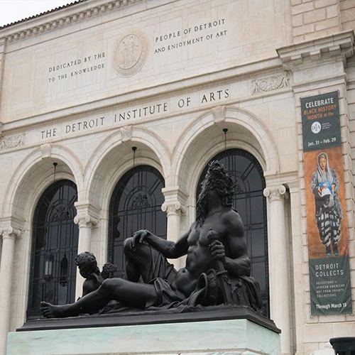 Detroit institute of arts, Detroit, Statue