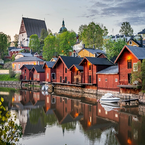 Idyllic Towns Porvoo red ochre buildings Niko Laurila