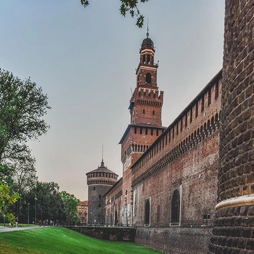 Italy, Milan, Castello sforzesco