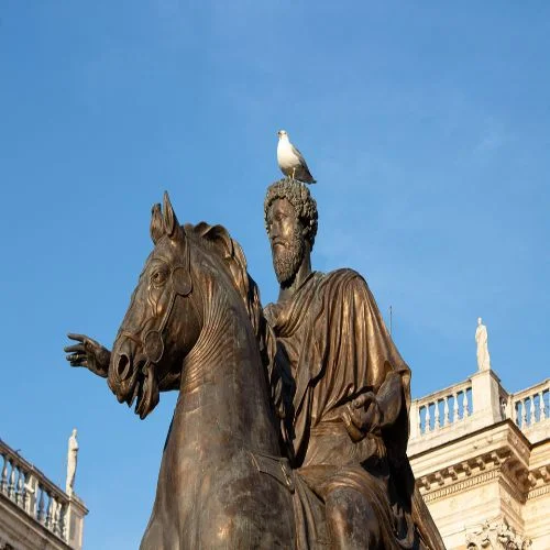 Knight statue, Statue, Rome