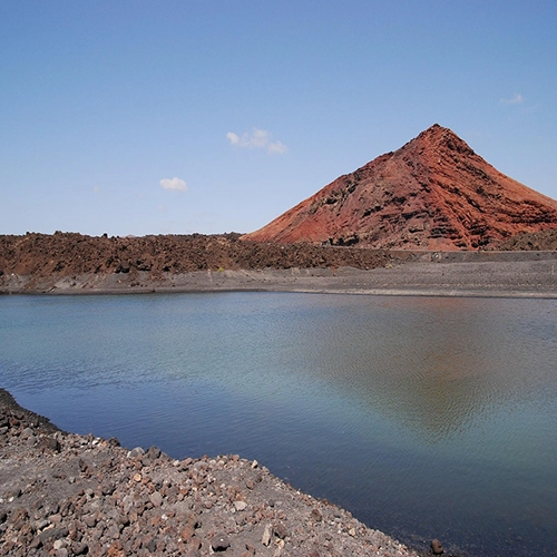 Lanzarote, Montana de la vieja, Volcano