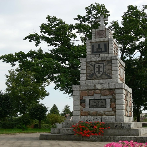Lithuania, Radviliskis, Monument