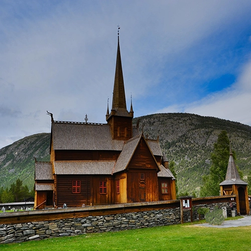 Lom stave church, Museum, Norway