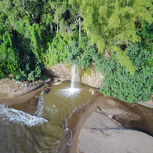 Mayotte, Cascade de Soulou,Waterfall