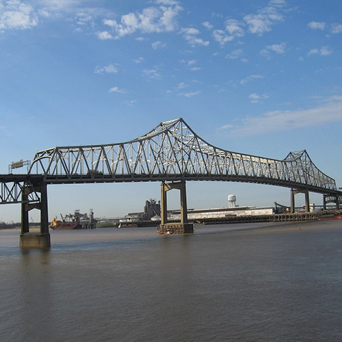 Mississippi river bridge, Bridge