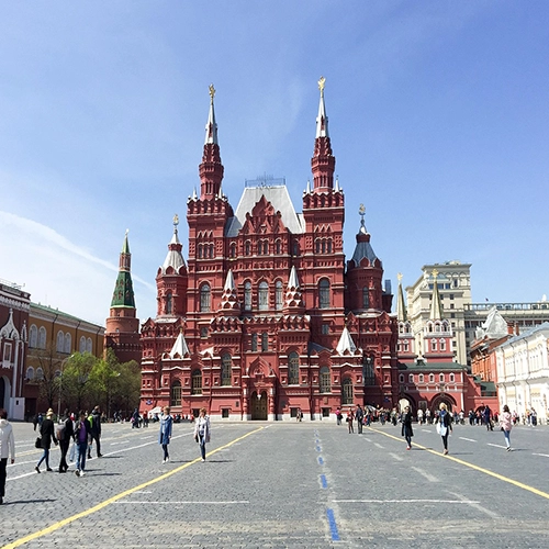 Moscow, Red place, River cruise