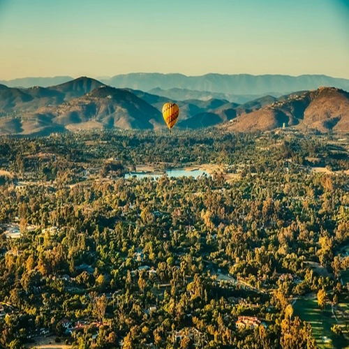 New mexico, Hot air balloon, Landscape