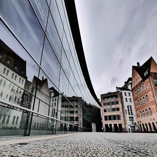 New museum, Nuremberg, Building